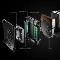 ゲムコンピュータ GEEKOM A7 ミニPC AMD Ryzen R9-7940HS