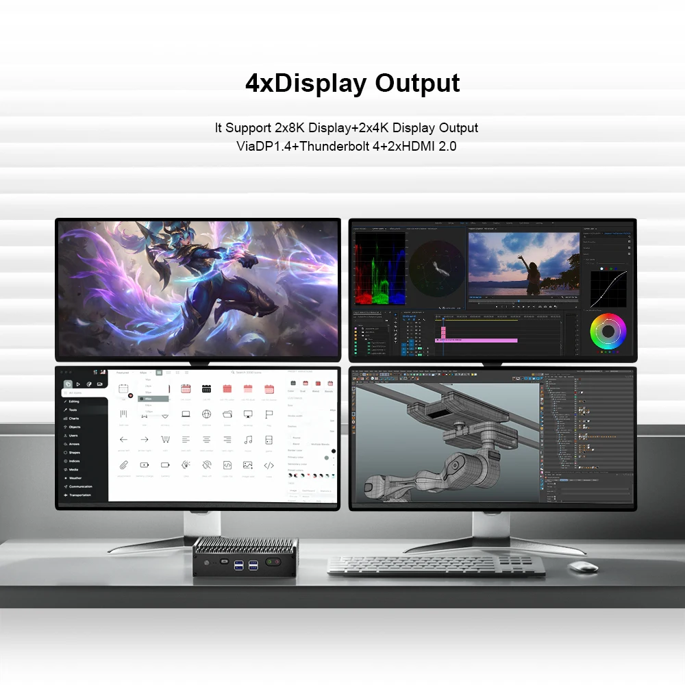 chatreey ミニ第12世代インテルcorei5-1235U Chateey TK12F 1235U Mini PC - Chatreey