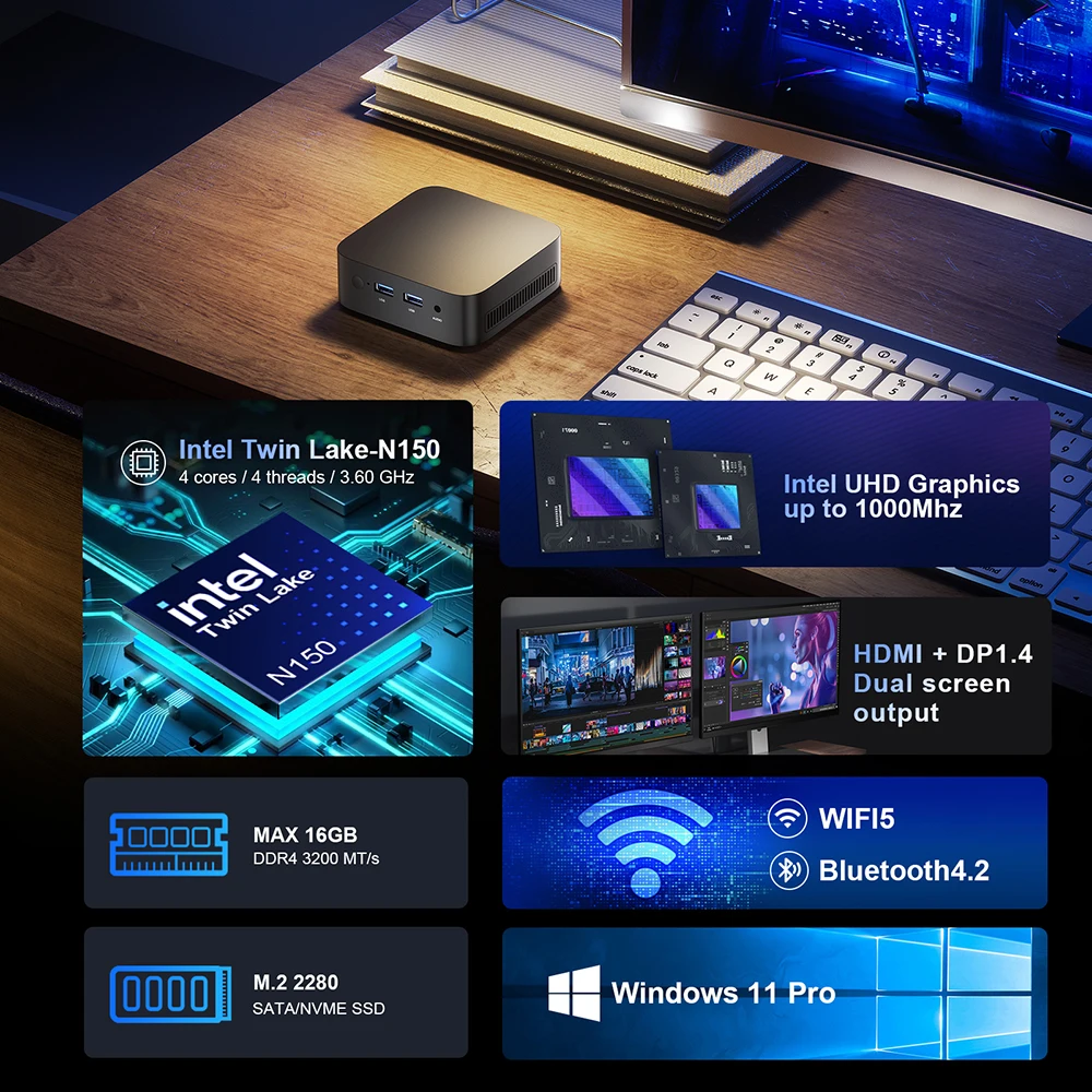 T10 Mini PC Intel N150 - Chatreey