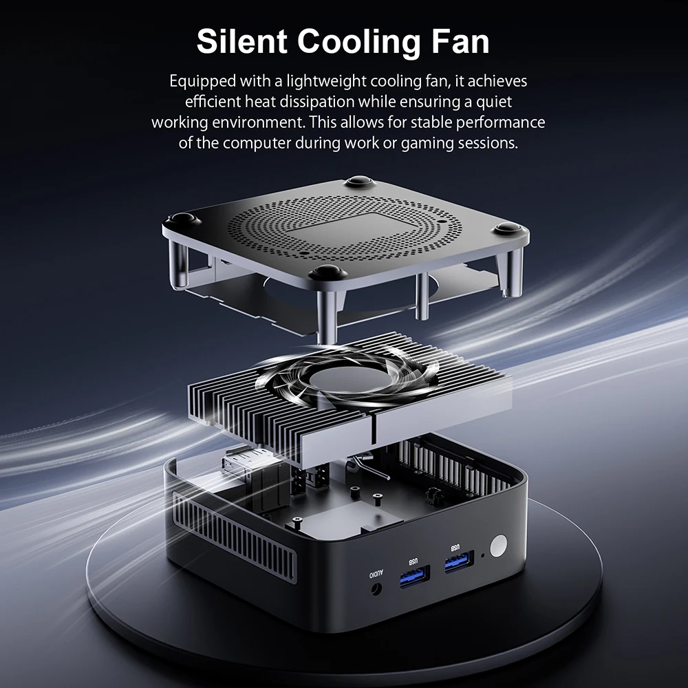 【美品】CHATREEY N150 ミニPC メモリSSD搭載 T10 Mini PC Intel N150 - Chatreey